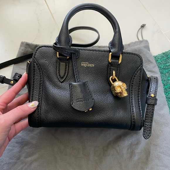 Alexander McQueen mini padlock tote